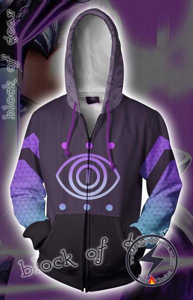 Overwatch Sombra Zip Up Hoodie Jacket